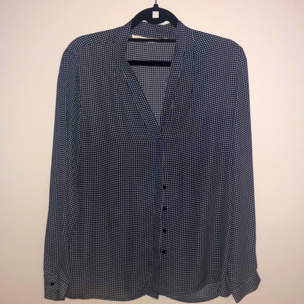 Violet and Claire blue blouse